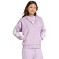 Women's adidas Essentials 3-Stripes Full-Zip Fleece Hoodie Purple JY3080 In preparation Adidas