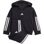 adidas Essentials Joggers 3 Stripes Fleece Hoodie Tracksuit for Kids Black JD6484 Clothing Your Sports Performance