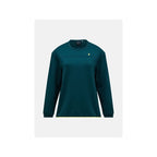 Women's PEAK PERFORMANCE W Trail Polartec Power Grid Crew Sweatshirt, Green