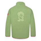 Trollkids Girls Oppdal Jacket XT sporty fleece jacket with zip, green (415-353) Trollkids