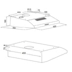 Under-cabinet hood AKPO WK-7 P 3050 GRAY (500mm; gray color) AGD - Produkty/Okapy kuchenne Your Sports Performance