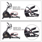 HMS H1802 magnetic elliptical trainer In preparation Your Sports Performance