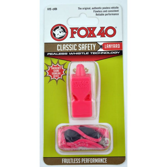 FOX Classic whistle + string 9903-0408 pink Accessories/Referee accessories Your Sports Performance