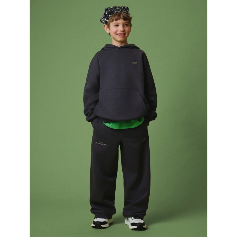 Boy's loose hooded sweatshirt 4F 4FJRSS26TSWSM2828-22S 4f