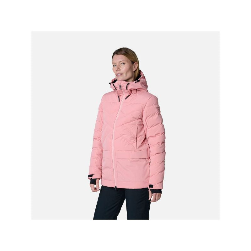 Rossignol W Puffy Parka Jacket Pink Import z PMSport Your Sports Performance