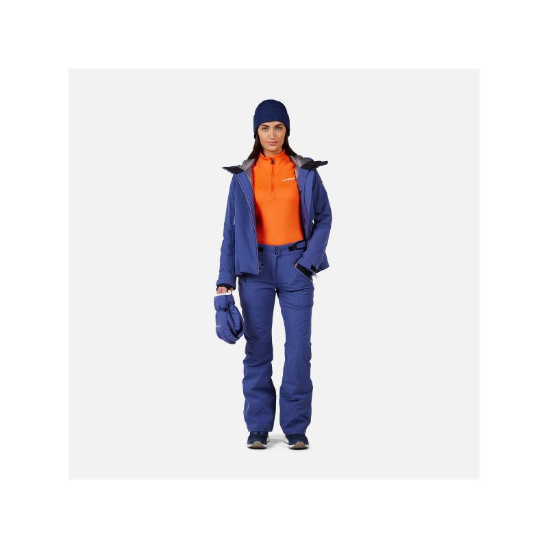 ROSSIGNOL Women's Sweatshirt W Blackside Mix HZ Fleece Orange
