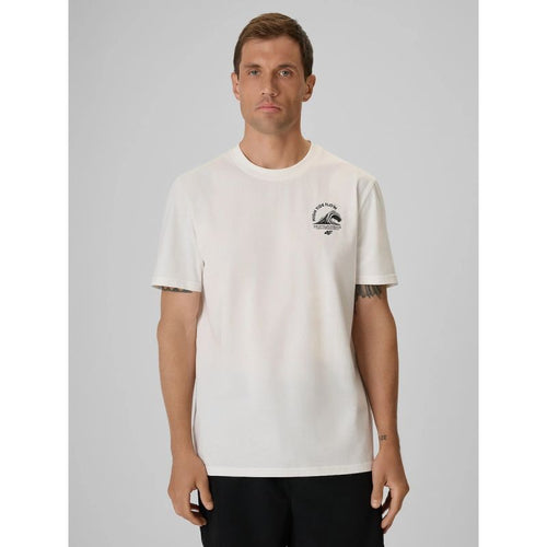 Men's relaxed T-shirt with print 4F 4FRSS26TTSHM4296-11S 4f
