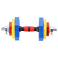 Colorful dumbbells with barbell function in a HMS SKC20 case 2 x 10 kg In preparation Your Sports Performance