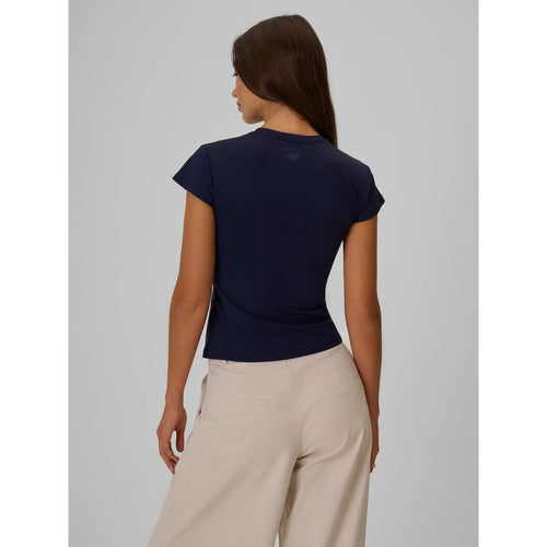 Women's slim plain T-shirt 4F 4FRSS26TTSHF4520-31S 4f
