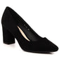 Suede pumps on the post Sergio Leone W SK403A black Footwear/Lifestyle/Sergio Leone Your Sports Performance