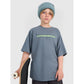 Boy's oversize T-shirt with print 4F 4FJRAW25TTSHM3166-46S *Kategoria tymczasowa Your Sports Performance