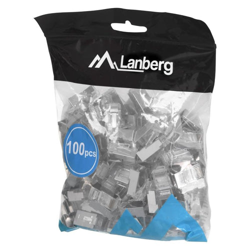LANBERG NETWORK PLUG RJ45 (8P8C) CAT.5E FTP 100 PCS PLS-5000EZ Kable, gniazda i wtyki/Wtyki Your Sports Performance