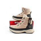 Lee Cooper women's winter hiking shoes, insulated, beige, black Lee Cooper