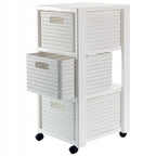 ROTHO Large bookcase with 3 drawers COUNTRY white Dla zwierząt/Miski, pojemniki i poidełka (uniwersalne) Your Sports Performance