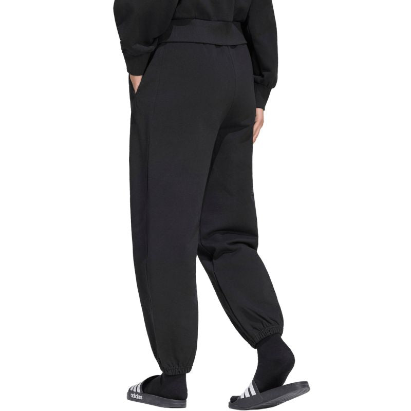 adidas Kit Small Logo Regular Cuffed Women's Pants Black KU7935