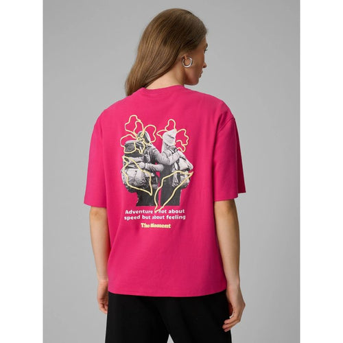 Women's loose T-shirt with print 4F 4FRSS26TTSHF3706-53S 4f