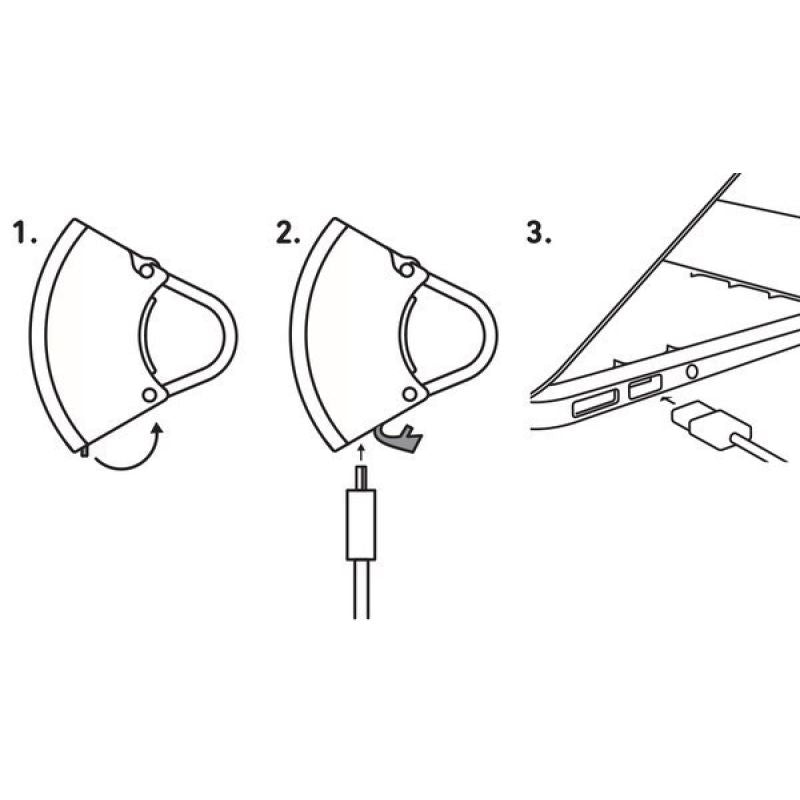 BOOKMAN Curve Front Light 220lm Bicycle Lamp Import z Action/Rowery i akcesoria/Oświetlenie Your Sports Performance