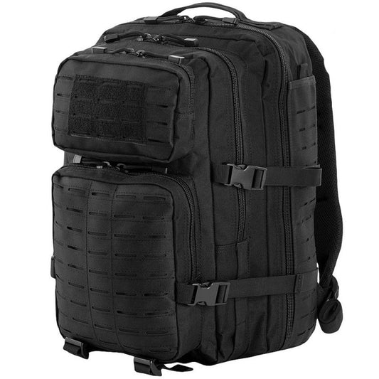 M-TAC Large Assault Pack Laser Cut Backpack - Black Import z Action/Survival/Torby, plecaki, organizery Your Sports Performance