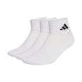 adidas Cushioned Sportswear Ankle 3P Socks, White JZ0523