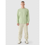 Men's oversize longsleeve with print 4F 4FRAW24TLONM502-44S *Kategoria tymczasowa Your Sports Performance