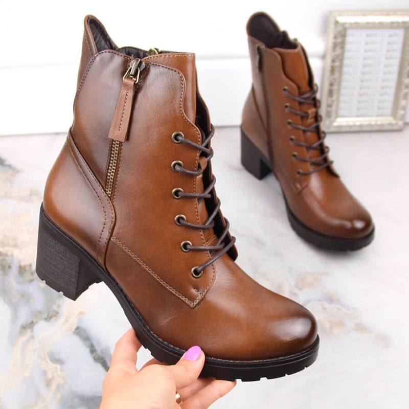 Potocki W WOL177B platform ankle boots in camel Footwear/Outdoor/Potocki Your Sports Performance