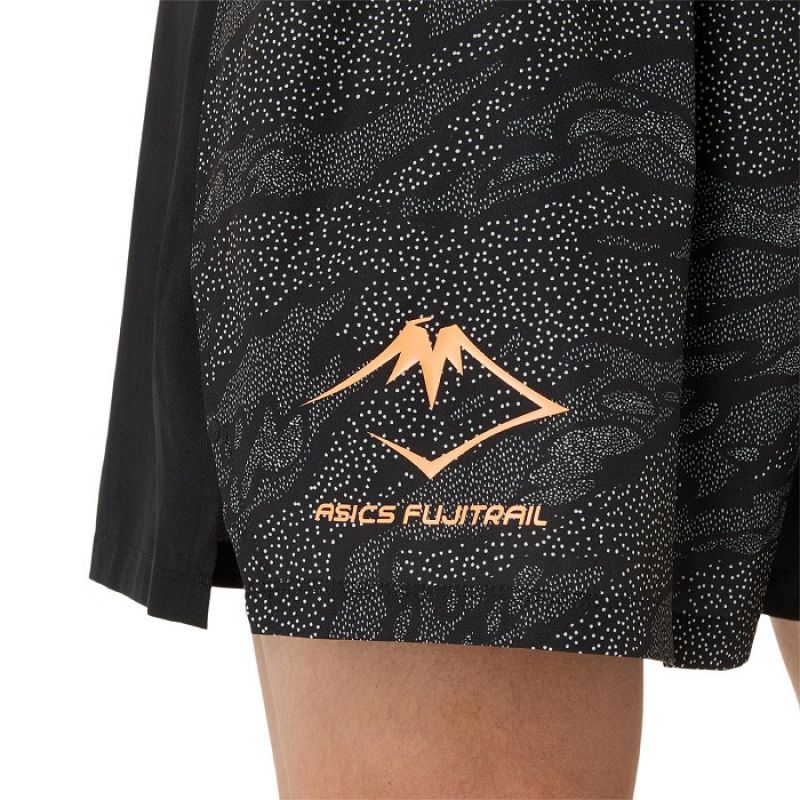 Asics FujiTrail All Over Print 5IN Short M 2011D392001 Clothing/Running Asics