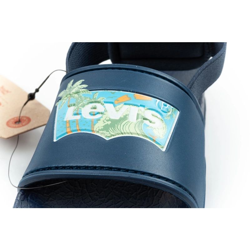 Levi's Pool S Mini Boys Navy Blue Sandals Levis