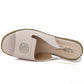 Women's leather flat nude sandals S.Barski 61-6018 S.Barski