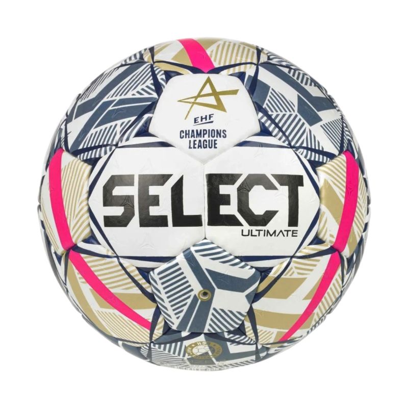 Select Ultimate EHF Champions League Official v26 Handball White, Blue, Pink 200043