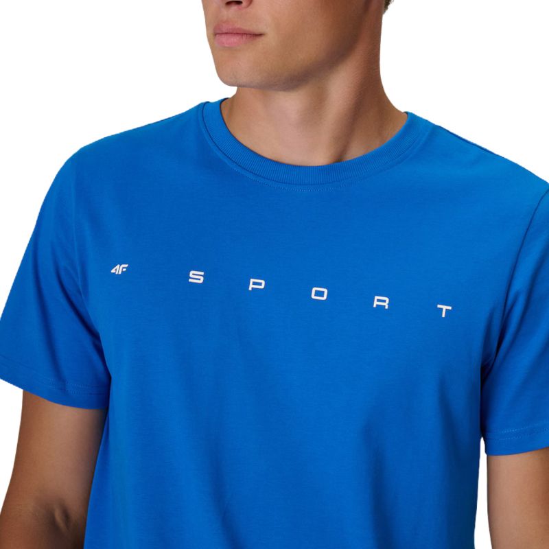 Men's 4F M3575 T-shirt blue 4FWAW26TTSHM3575 33S