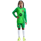 Nike FC Barcelona 2025/26 Stadium Goalkeeper Kids' Shorts Green HQ0475 310