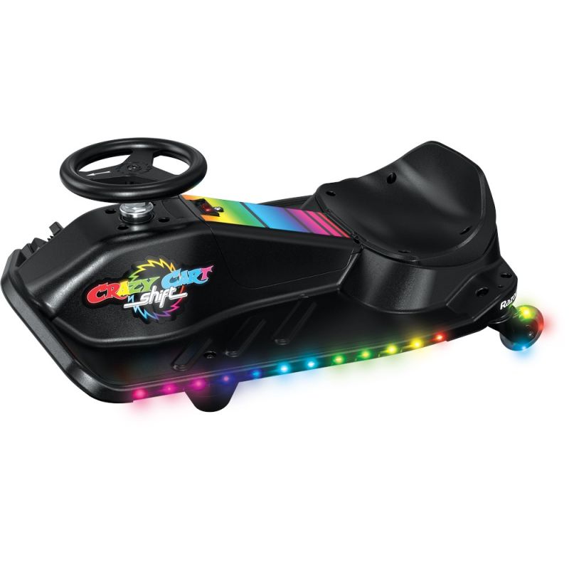 Razor CRAZY CART Shift Lightshow Lithium - Electric Drift Car Kid/Toys Your Sports Performance