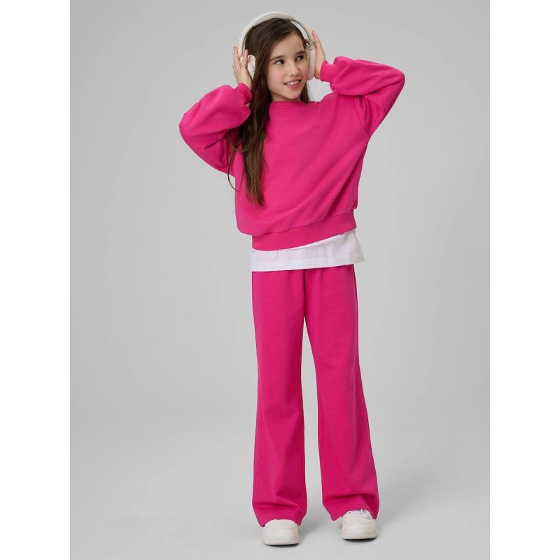 Girls' straight leg sweatpants 4F 4FJRSS26TTROF1796-54S 4f