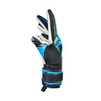 Reusch Attrakt RE:Grip NC Junior goalkeeper gloves black and blue 5672535 7272