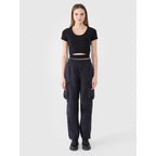 Women's crop top plain T-shirt 4F 4FRSS25TTSHF2695-20S *Kategoria tymczasowa Your Sports Performance