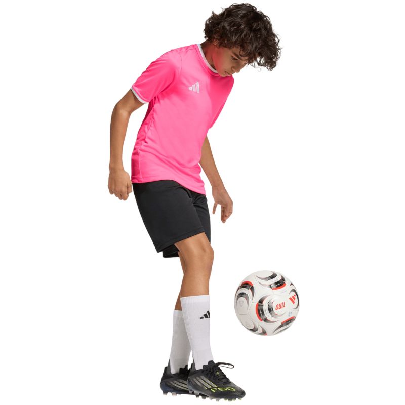 adidas Entrada 26 Jersey kids' t-shirt pink KE9846