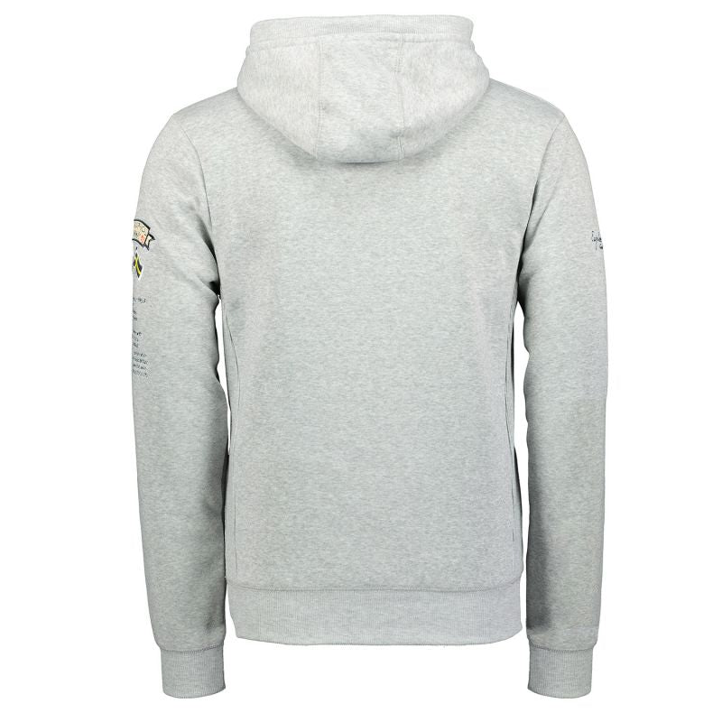 Geographical Norway sweatshirt 3/4 007 M WR059H/GN B-Grey Clothing/Outdoor/Geographical Norway Your Sports Performance