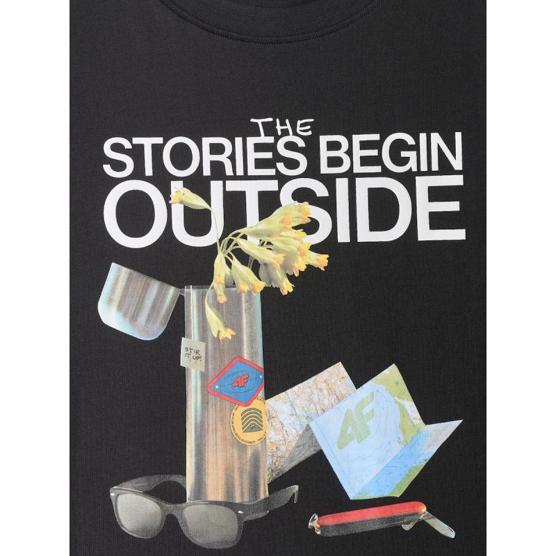 Men's regular printed T-shirt 4F 4FRSS26TTSHM3811-20S 4f