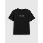 Girls' loose T-shirt with print 4F 4FJRSS26TTSHF4137-20S 4f
