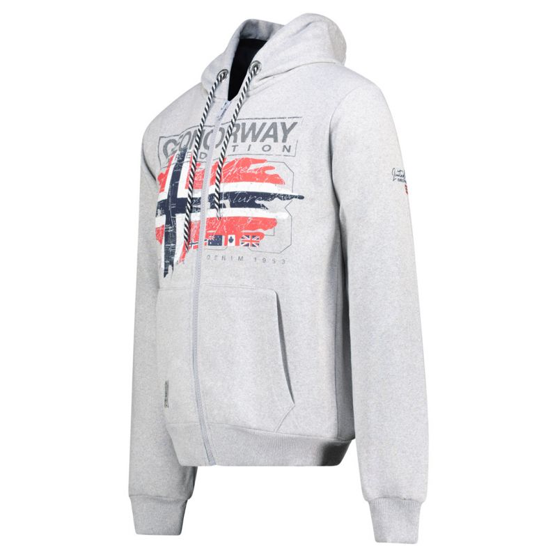 Geographical Norway Grusty Blended DB 100 M sweatshirt WZ3084H/GN-Blended Gray Clothing/Outdoor/Geographical Norway Your Sports Performance