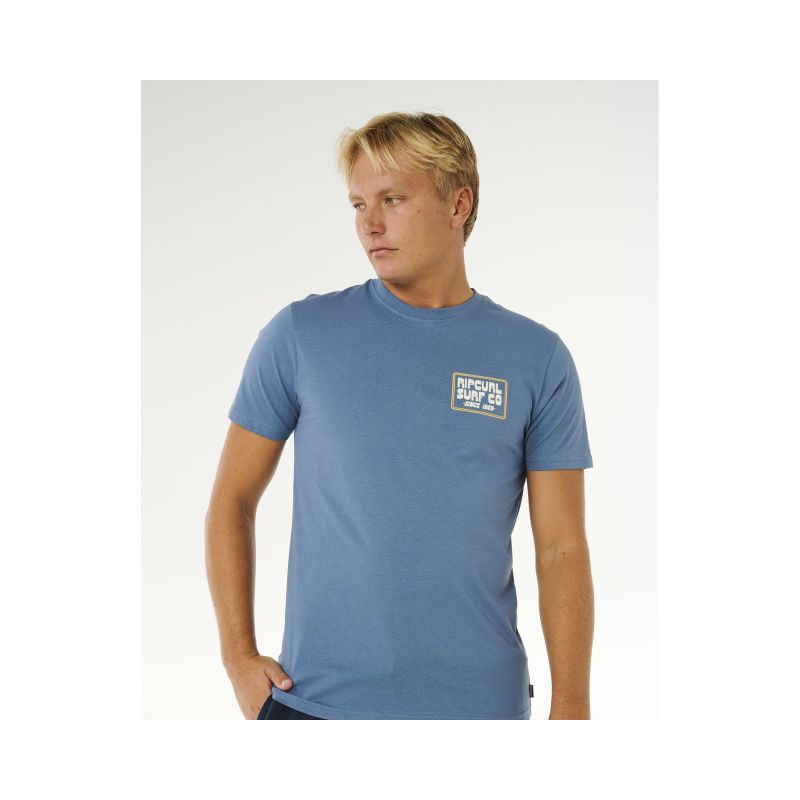 RIP CURL Pacific Rinse Sunrise Tee Men's Blue