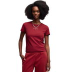 Puma ESS Script Tee Women's T-Shirt Red 691760 23