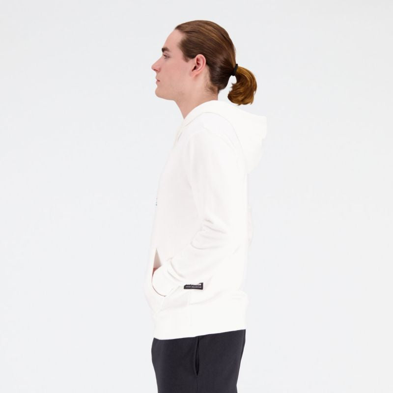 Sweatshirt New Balance Hoops French Terry Hoodie M NBMT31588SST Clothing/Lifestyle/New Era New Balance