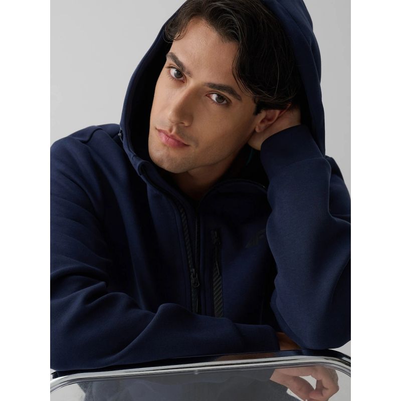 Men's regular hooded sweatshirt 4F 4FRAW26TSWSM3160-31S