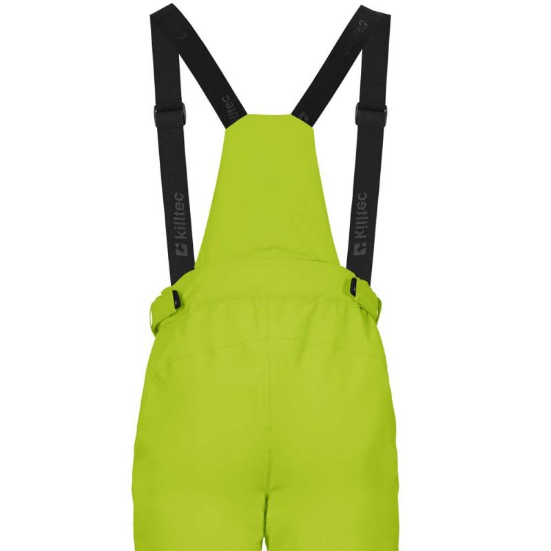 Killtec Enosh men's ski pants green breathable waterproof with adjustable suspenders yellow (30920/766) In preparation Your Sports Performance