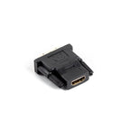 Lanberg AD-0013-BK adapter (HDMI F - DVI-D M; black) Kable i adaptery/Adaptery, przejściówki Your Sports Performance