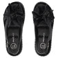 Women's leather wedge sandals, black, Filippo DS6965