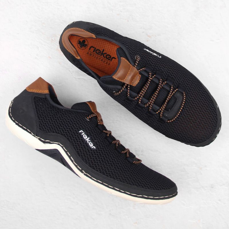 Comfortable Rieker M RKR666 navy blue shoes Footwear/Lifestyle/Rieker Your Sports Performance