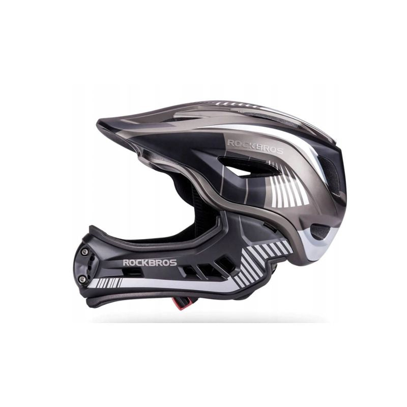 Rockbros Kids Bike Helmet Black 48-54cm Rockbros/Odzież Rowerowa/Kaski Your Sports Performance