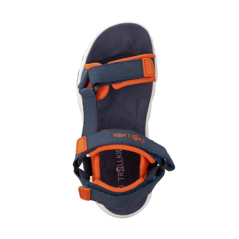 Trollkids Kids Lysefjord Sandal mystic blue/orange (666-142) Trollkids
